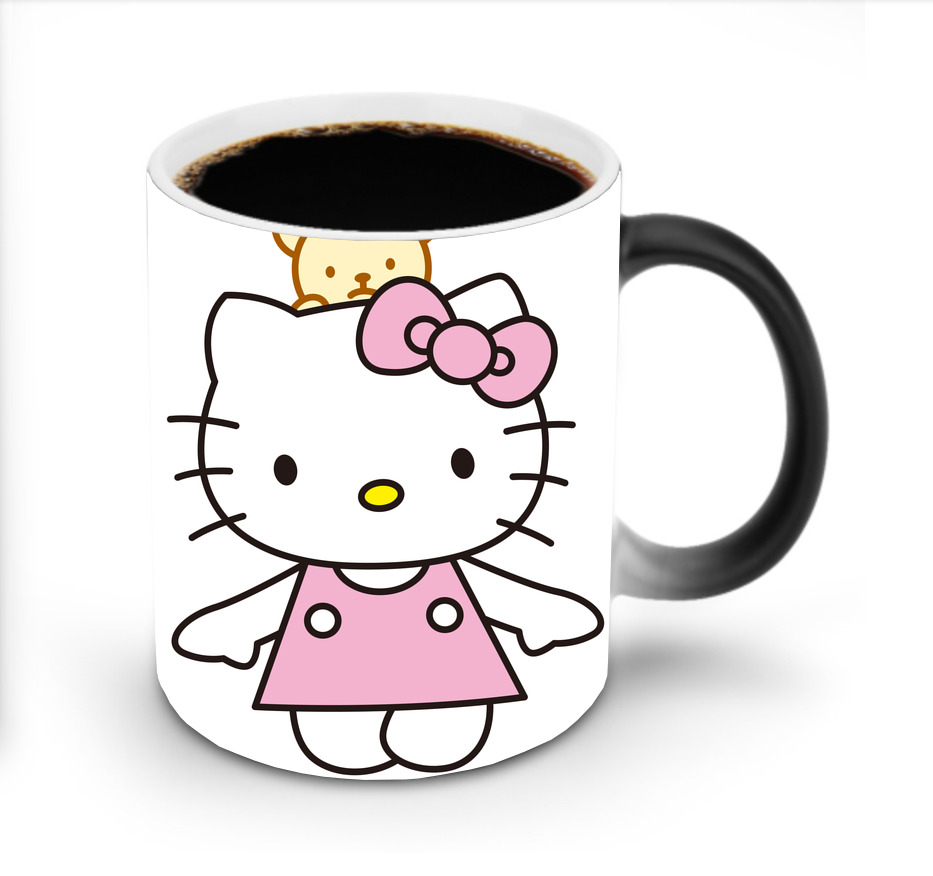 （画像用） Hello Kitty ハローキティ 温度変色マグカップ