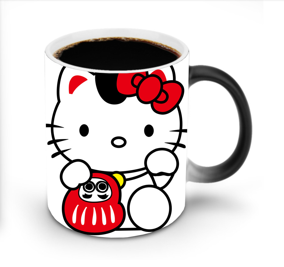 （画像用） Hello Kitty ハローキティ 温度変色マグカップ
