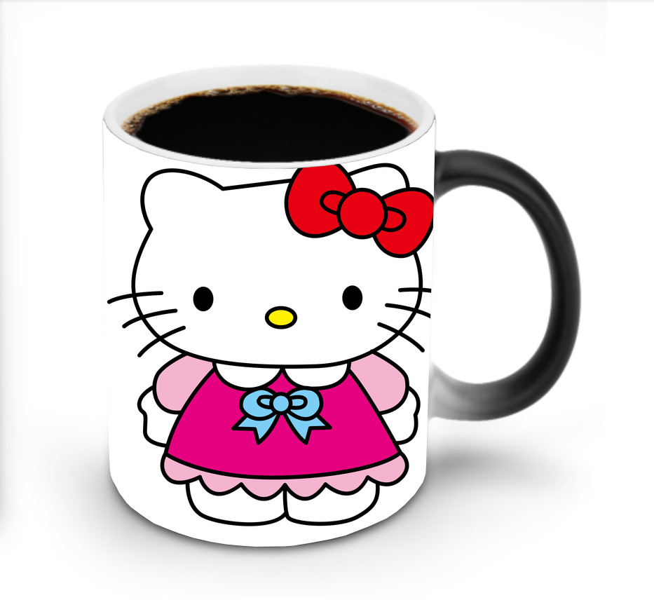 （画像用） Hello Kitty ハローキティ 温度変色マグカップ