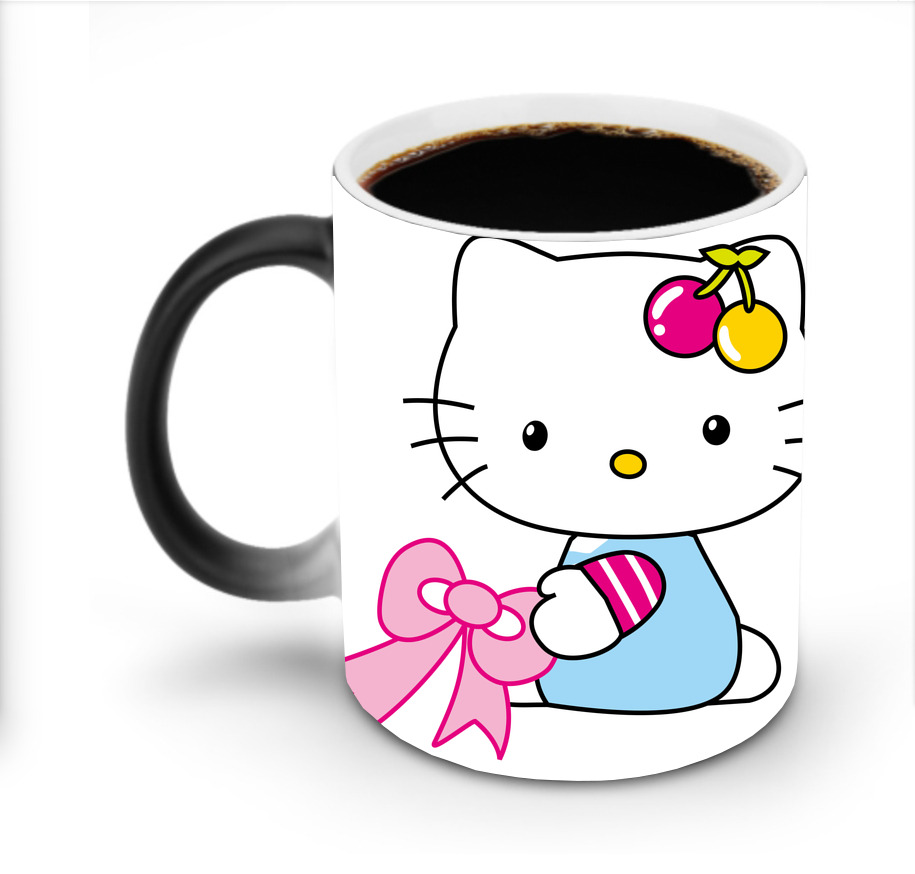 （画像用） Hello Kitty ハローキティ 温度変色マグカップ