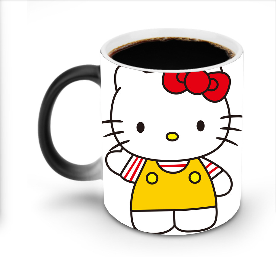（画像用） Hello Kitty ハローキティ 温度変色マグカップ