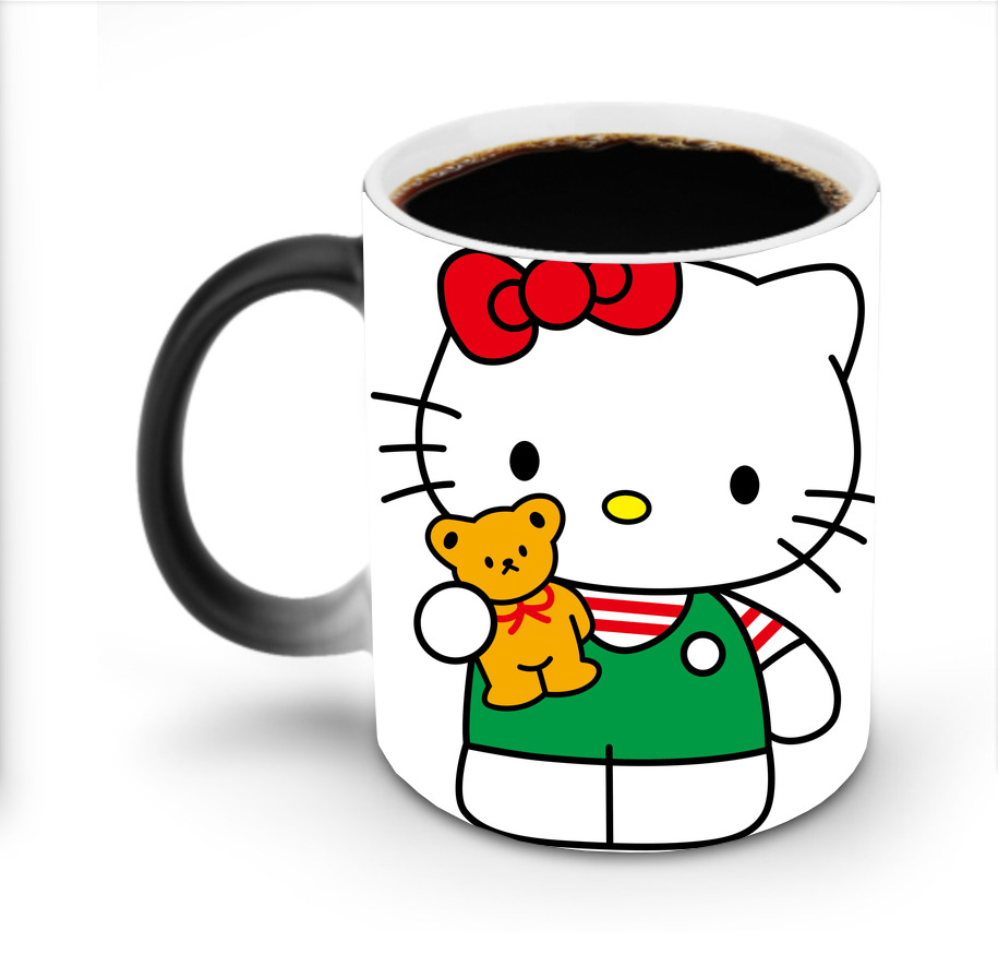 （画像用） Hello Kitty ハローキティ 温度変色マグカップ