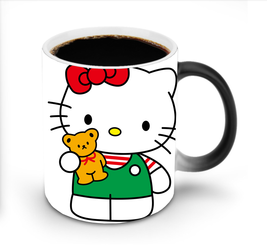 （画像用） Hello Kitty ハローキティ 温度変色マグカップ
