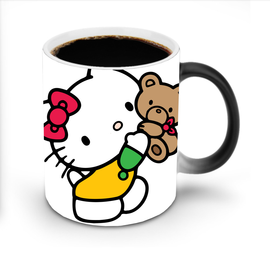 （画像用） Hello Kitty ハローキティ 温度変色マグカップ