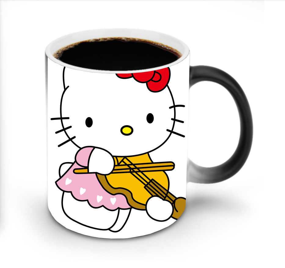 （画像用） Hello Kitty ハローキティ 温度変色マグカップ
