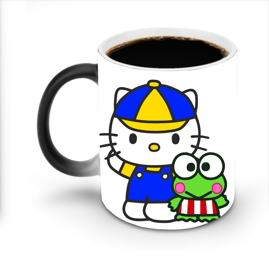 （画像用） Hello Kitty ハローキティ 温度変色マグカップ
