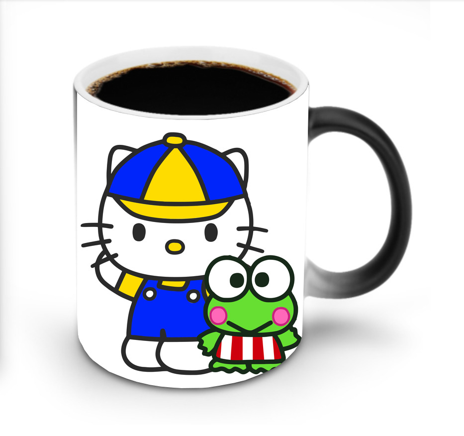 （画像用） Hello Kitty ハローキティ 温度変色マグカップ