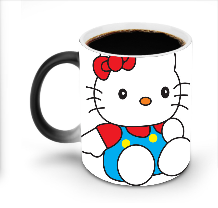 （画像用） Hello Kitty ハローキティ 温度変色マグカップ