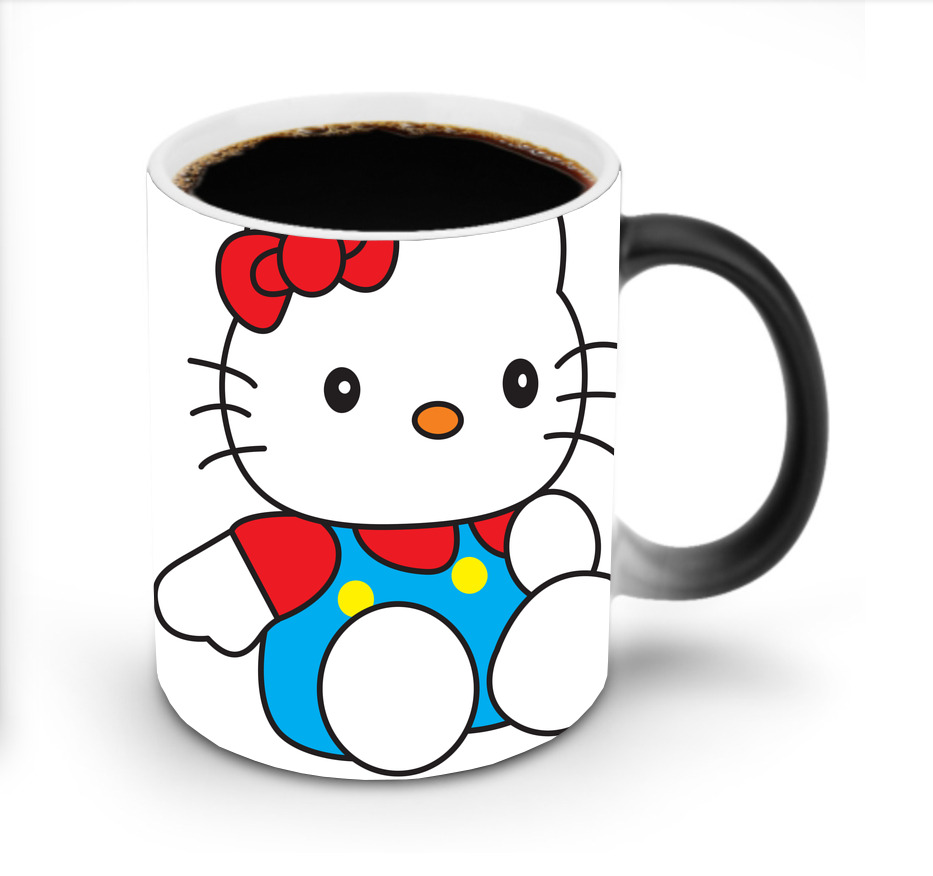 （画像用） Hello Kitty ハローキティ 温度変色マグカップ