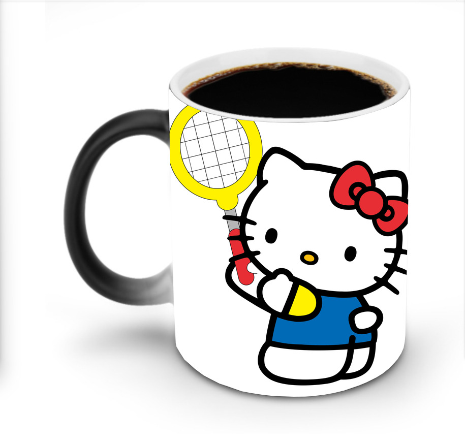 （画像用） Hello Kitty ハローキティ 温度変色マグカップ