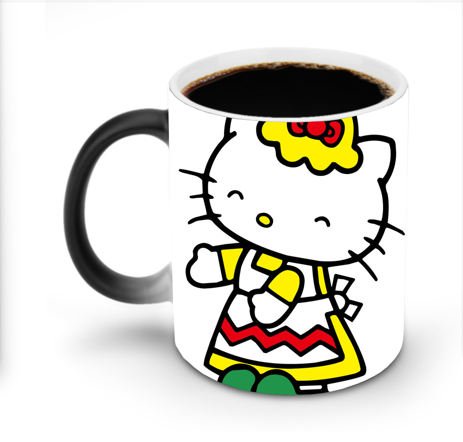 （画像用） Hello Kitty ハローキティ 温度変色マグカップ