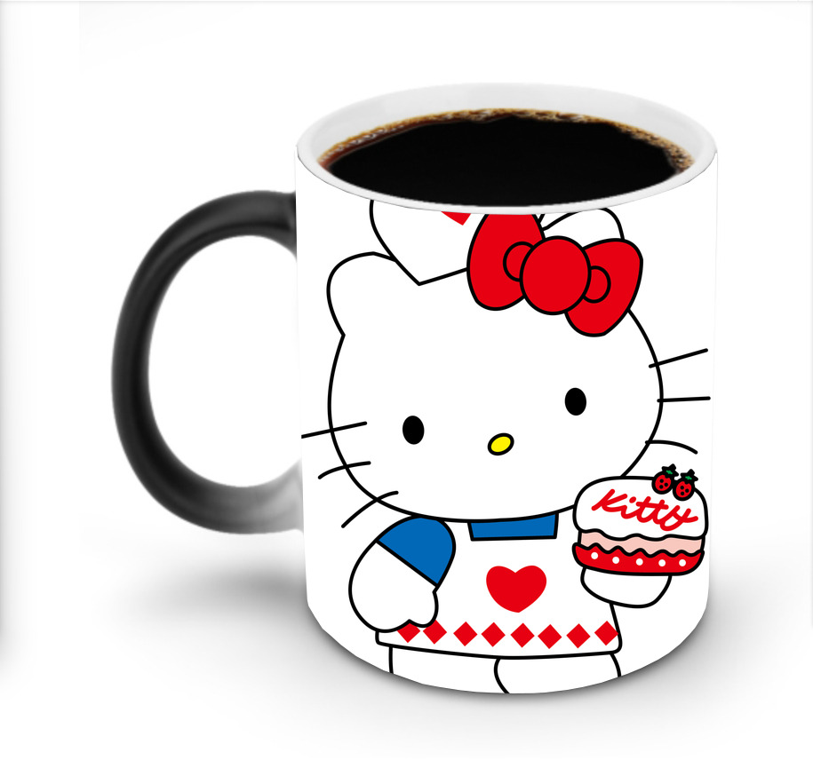 （画像用） Hello Kitty ハローキティ 温度変色マグカップ