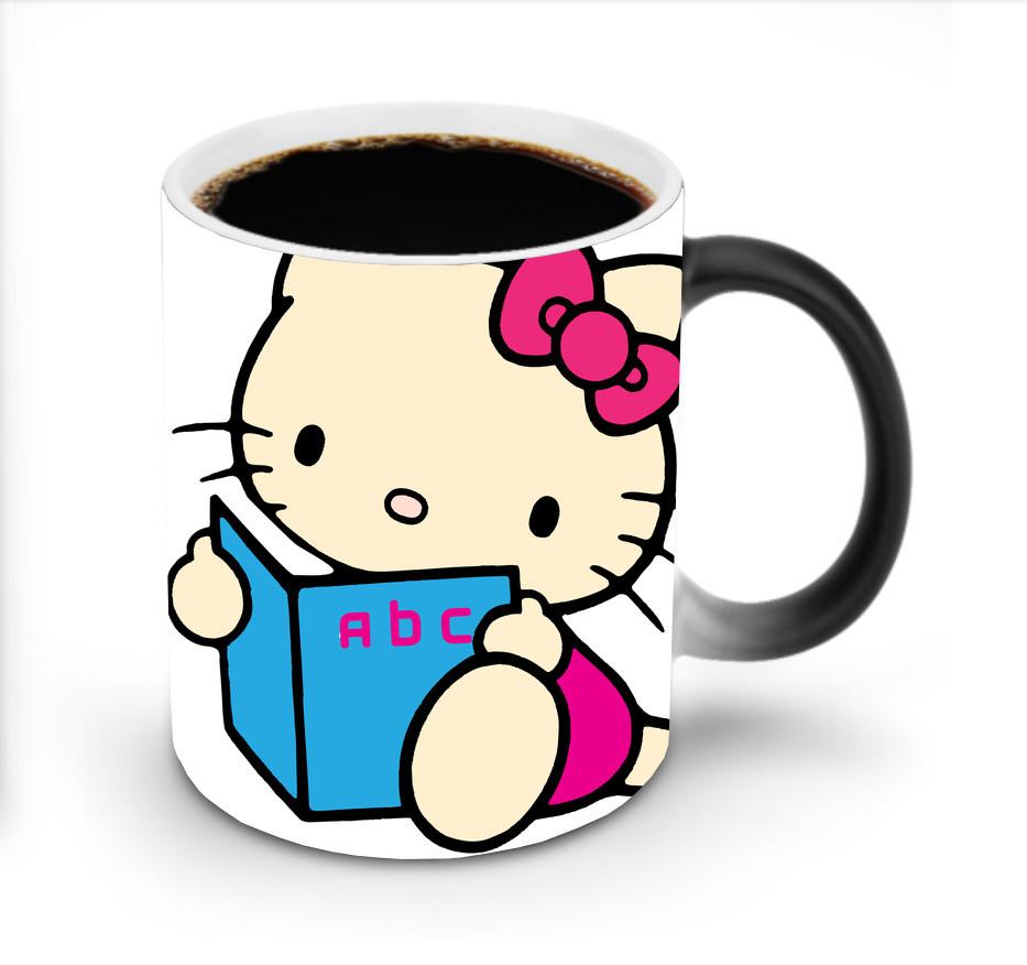 （画像用） Hello Kitty ハローキティ 温度変色マグカップ