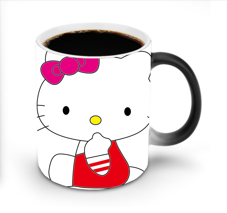 （画像用） Hello Kitty ハローキティ 温度変色マグカップ