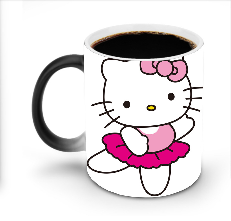 （画像用） Hello Kitty ハローキティ 温度変色マグカップ