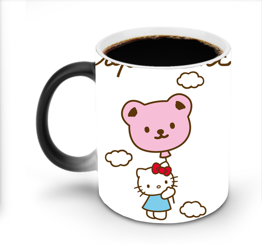（画像用） Hello Kitty ハローキティ 温度変色マグカップ