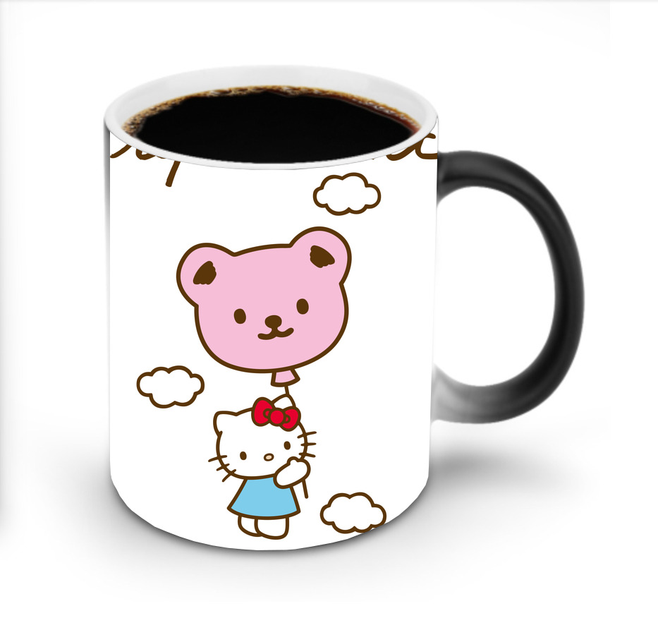 （画像用） Hello Kitty ハローキティ 温度変色マグカップ