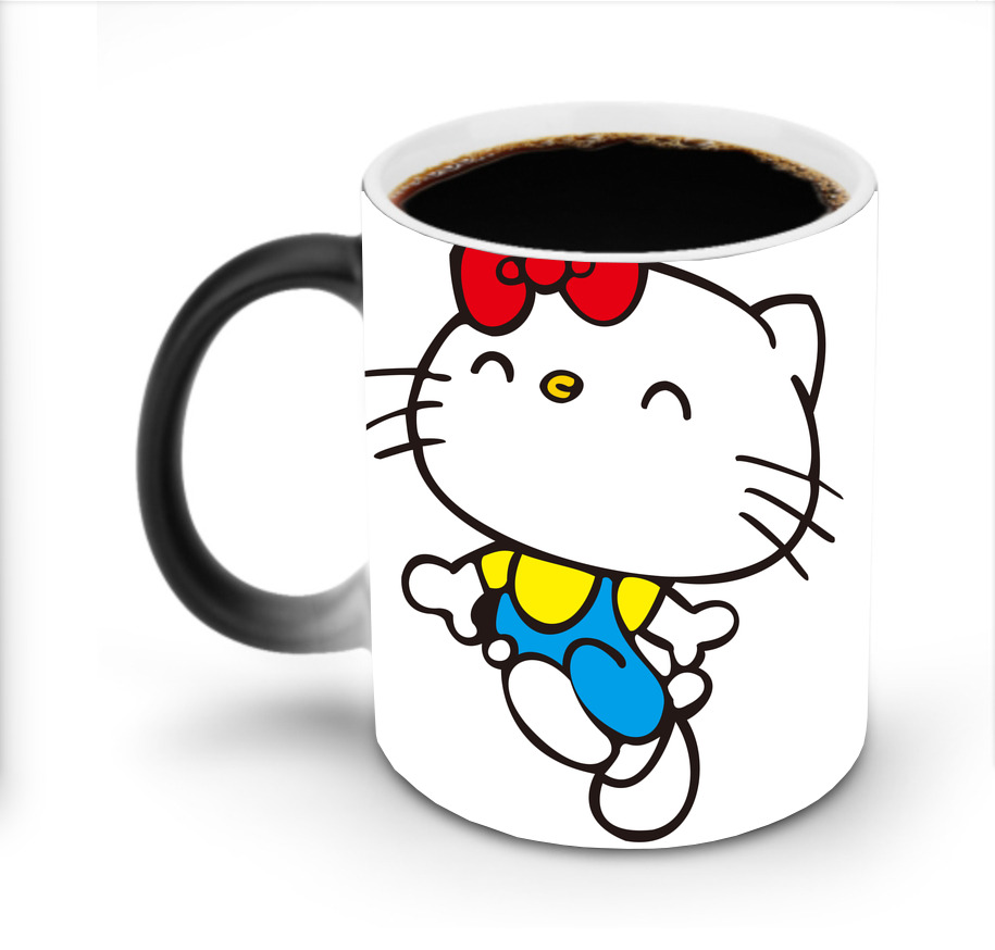 （画像用） Hello Kitty ハローキティ 温度変色マグカップ