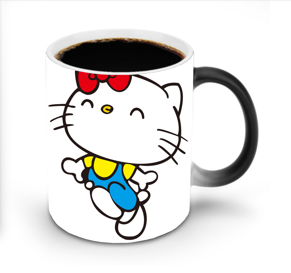 （画像用） Hello Kitty ハローキティ 温度変色マグカップ