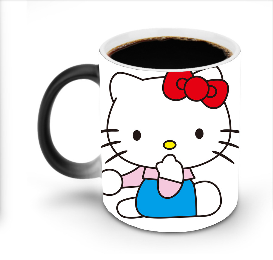 （画像用） Hello Kitty ハローキティ 温度変色マグカップ