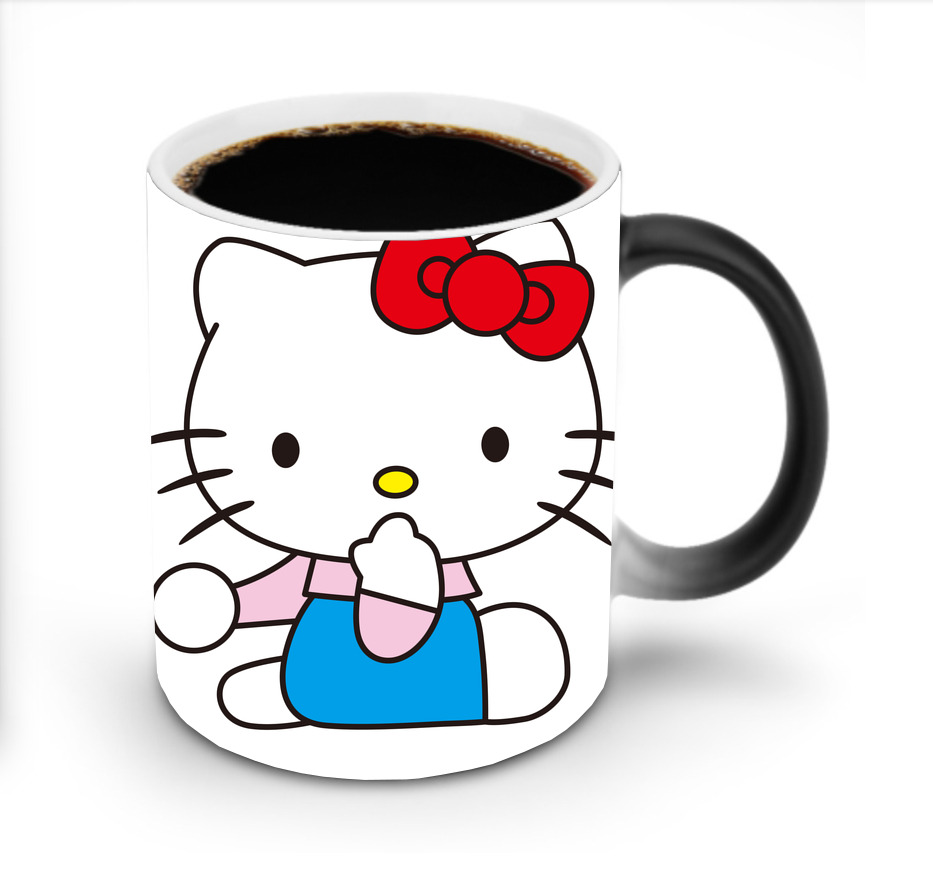 （画像用） Hello Kitty ハローキティ 温度変色マグカップ