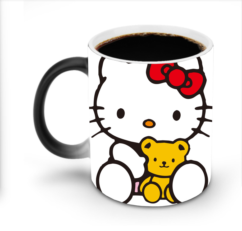 （画像用） Hello Kitty ハローキティ 温度変色マグカップ