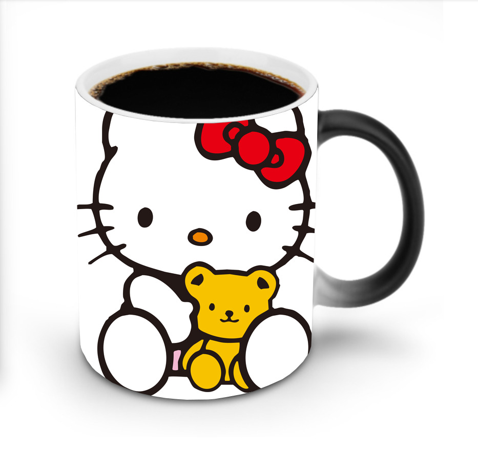 （画像用） Hello Kitty ハローキティ 温度変色マグカップ