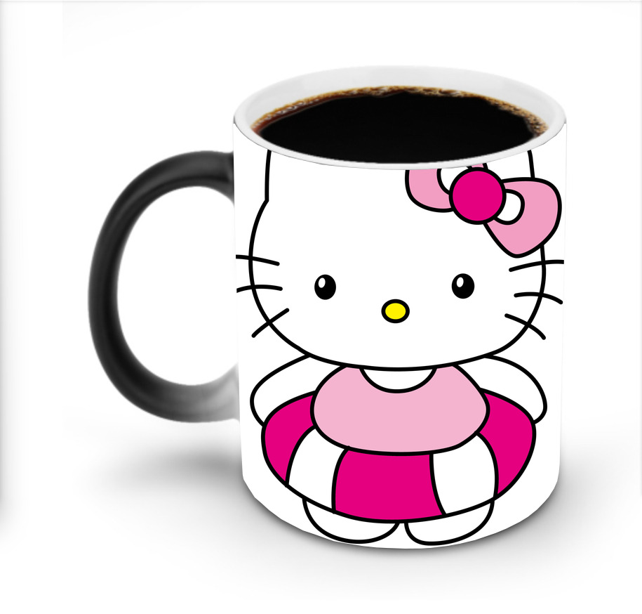 （画像用） Hello Kitty ハローキティ 温度変色マグカップ