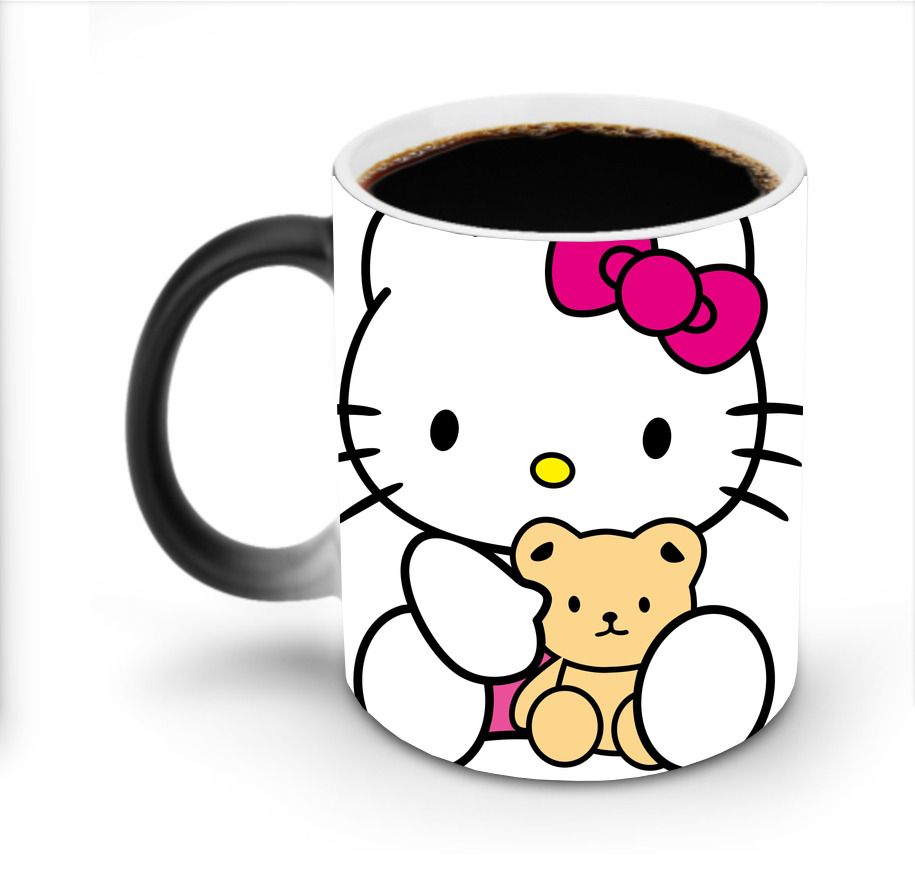 （画像用） Hello Kitty ハローキティ 温度変色マグカップ