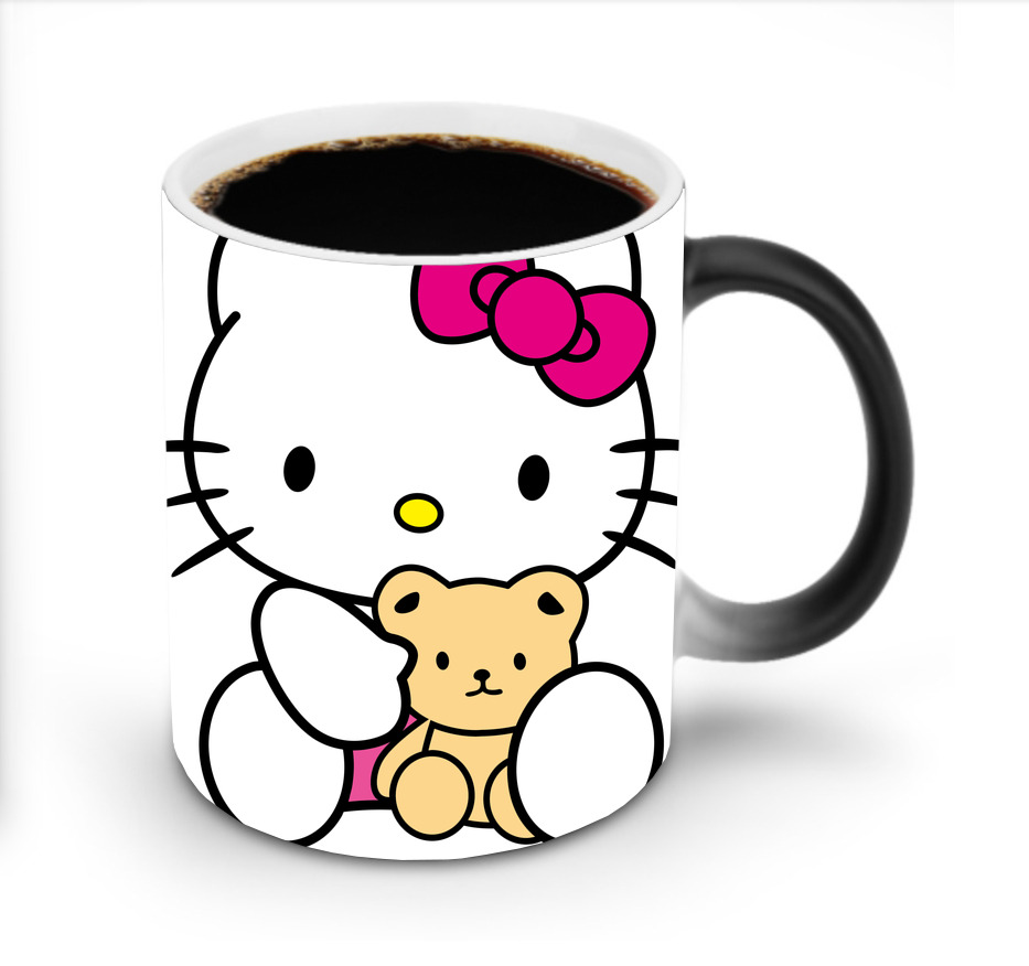 （画像用） Hello Kitty ハローキティ 温度変色マグカップ