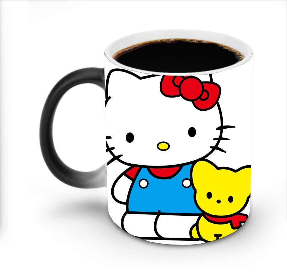 （画像用） Hello Kitty ハローキティ 温度変色マグカップ