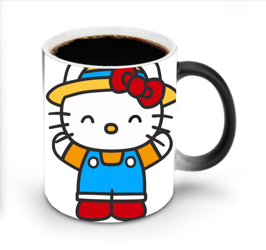 （画像用） Hello Kitty ハローキティ 温度変色マグカップ