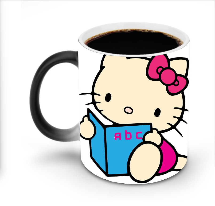 （画像用） Hello Kitty ハローキティ 温度変色マグカップ