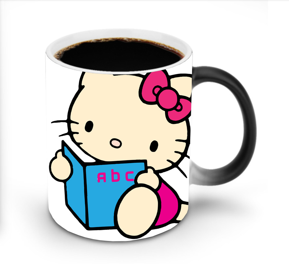（画像用） Hello Kitty ハローキティ 温度変色マグカップ