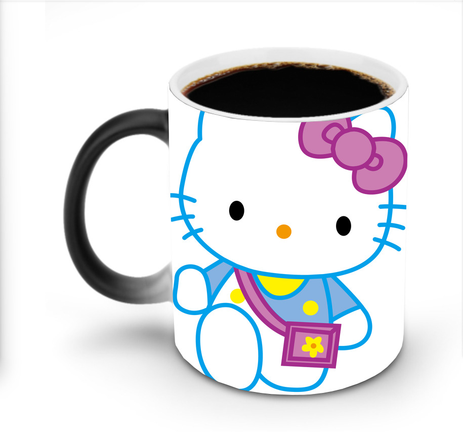 （画像用） Hello Kitty ハローキティ 温度変色マグカップ