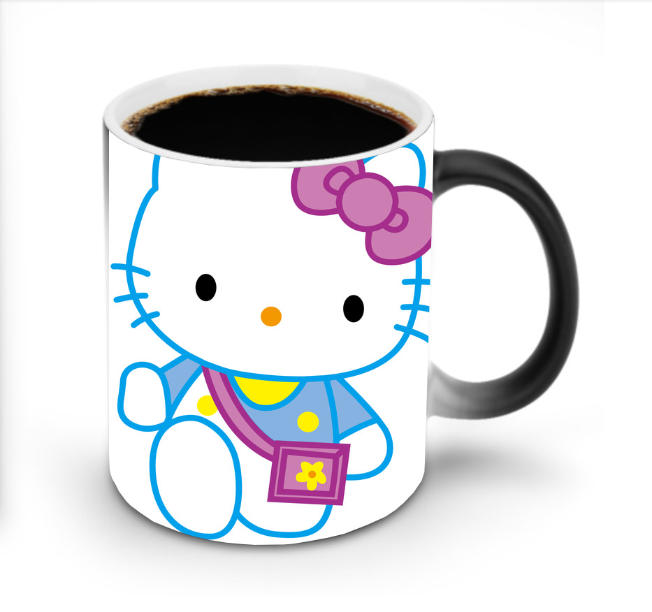 （画像用） Hello Kitty ハローキティ 温度変色マグカップ