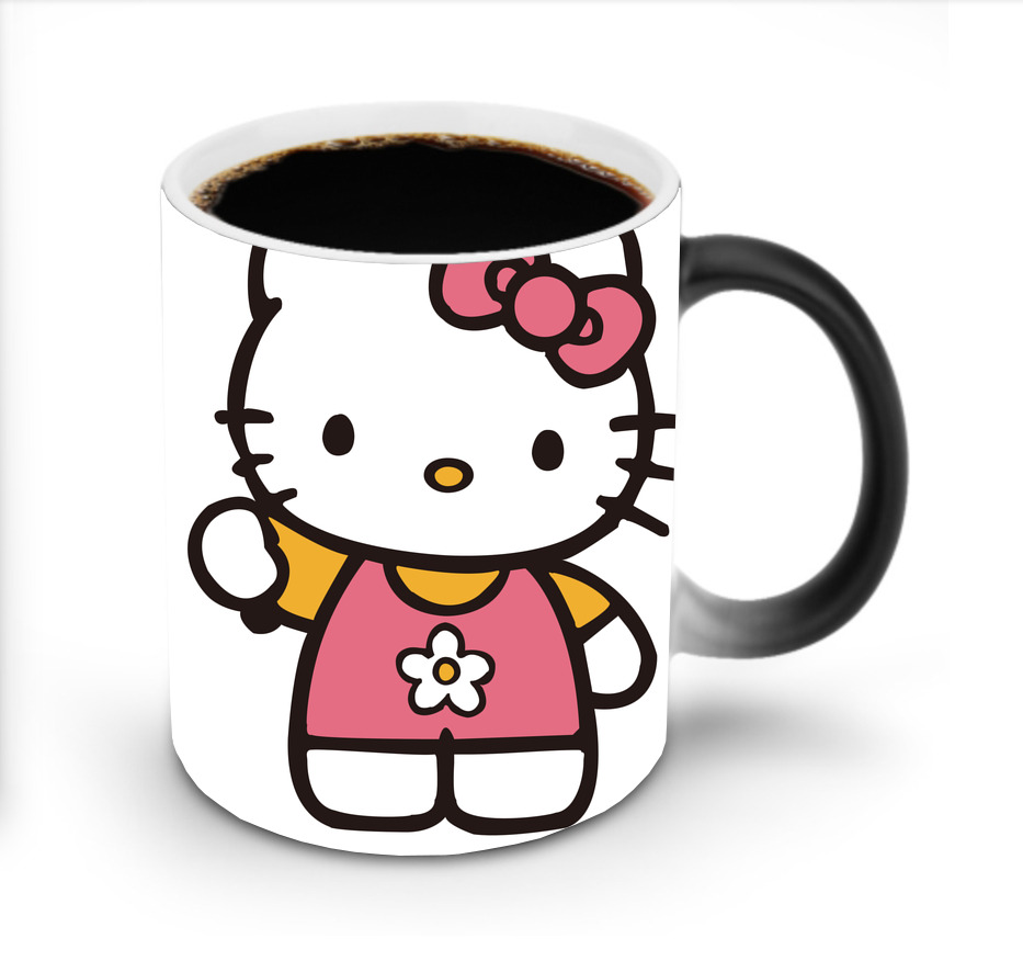 （画像用） Hello Kitty ハローキティ 温度変色マグカップ