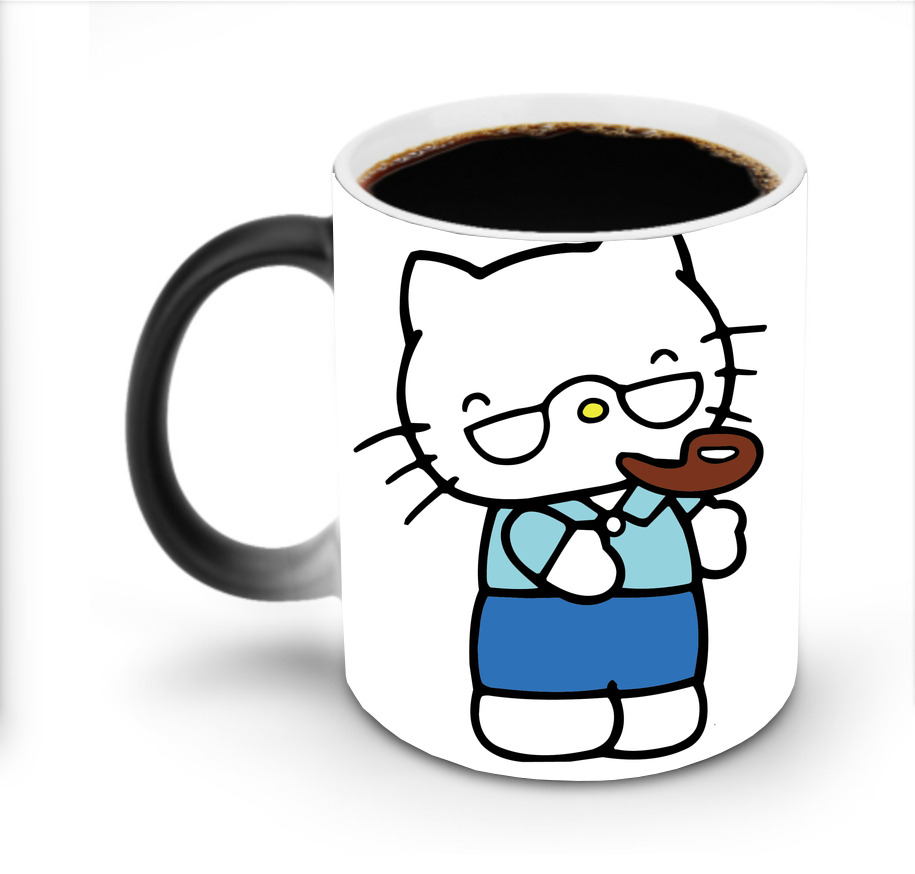 （画像用） Hello Kitty ハローキティ 温度変色マグカップ