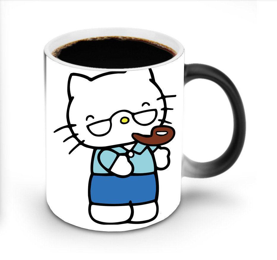 （画像用） Hello Kitty ハローキティ 温度変色マグカップ