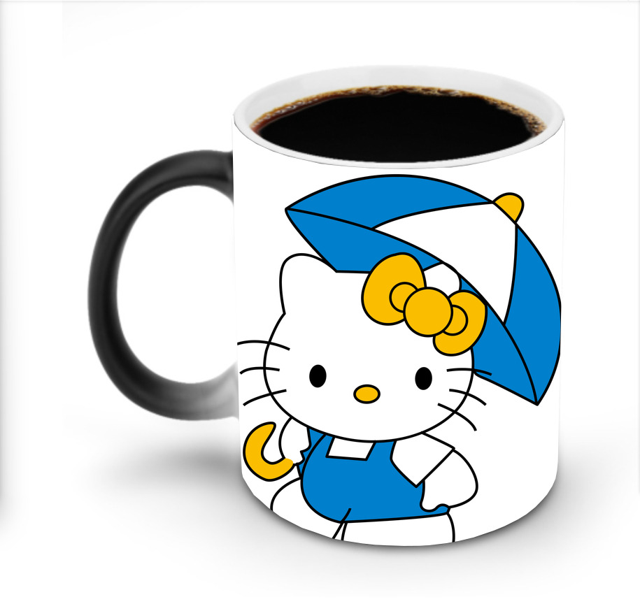 （画像用） Hello Kitty ハローキティ 温度変色マグカップ