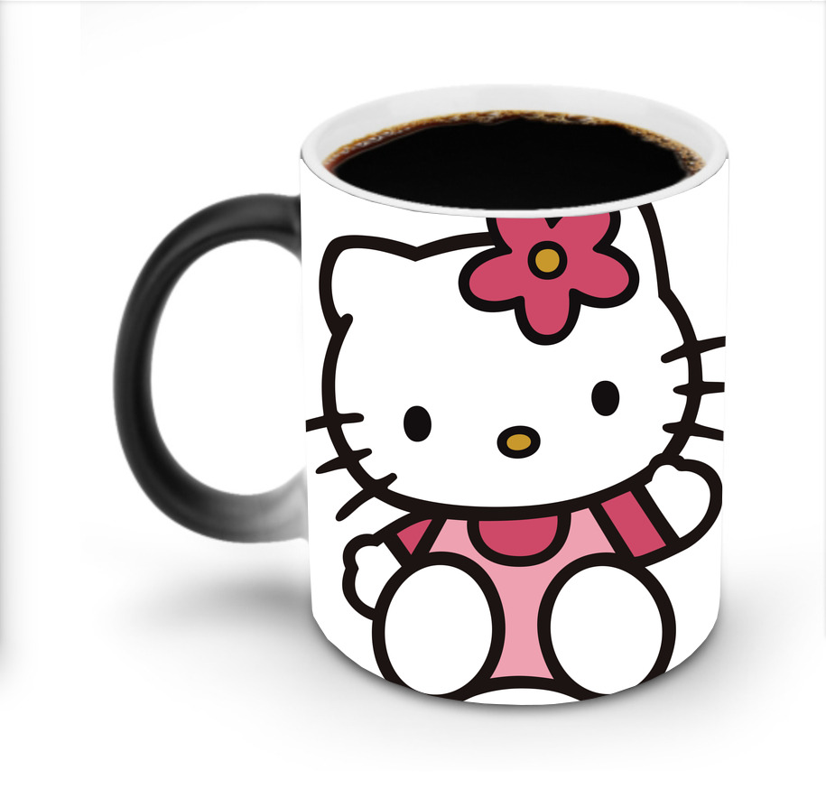 （画像用） Hello Kitty ハローキティ 温度変色マグカップ