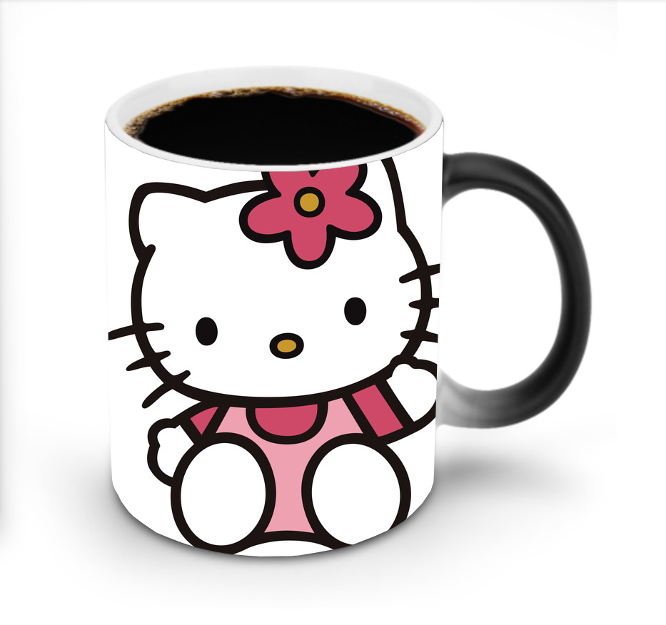 （画像用） Hello Kitty ハローキティ 温度変色マグカップ