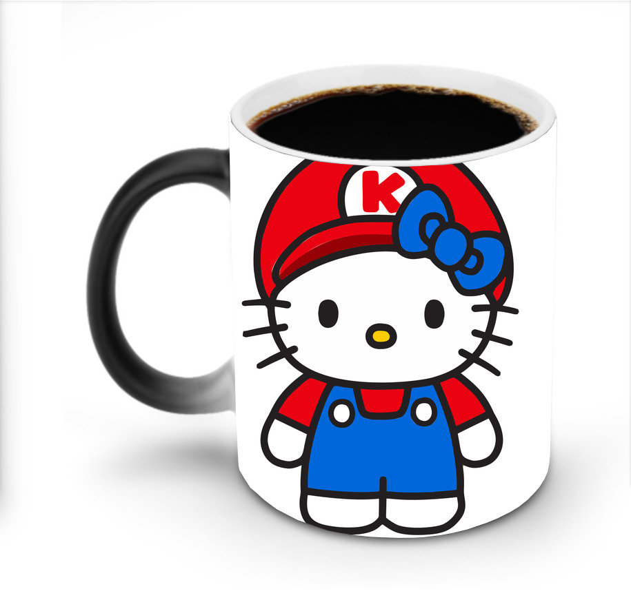 （画像用） Hello Kitty ハローキティ 温度変色マグカップ