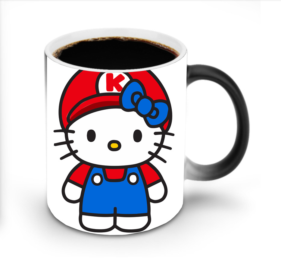 （画像用） Hello Kitty ハローキティ 温度変色マグカップ