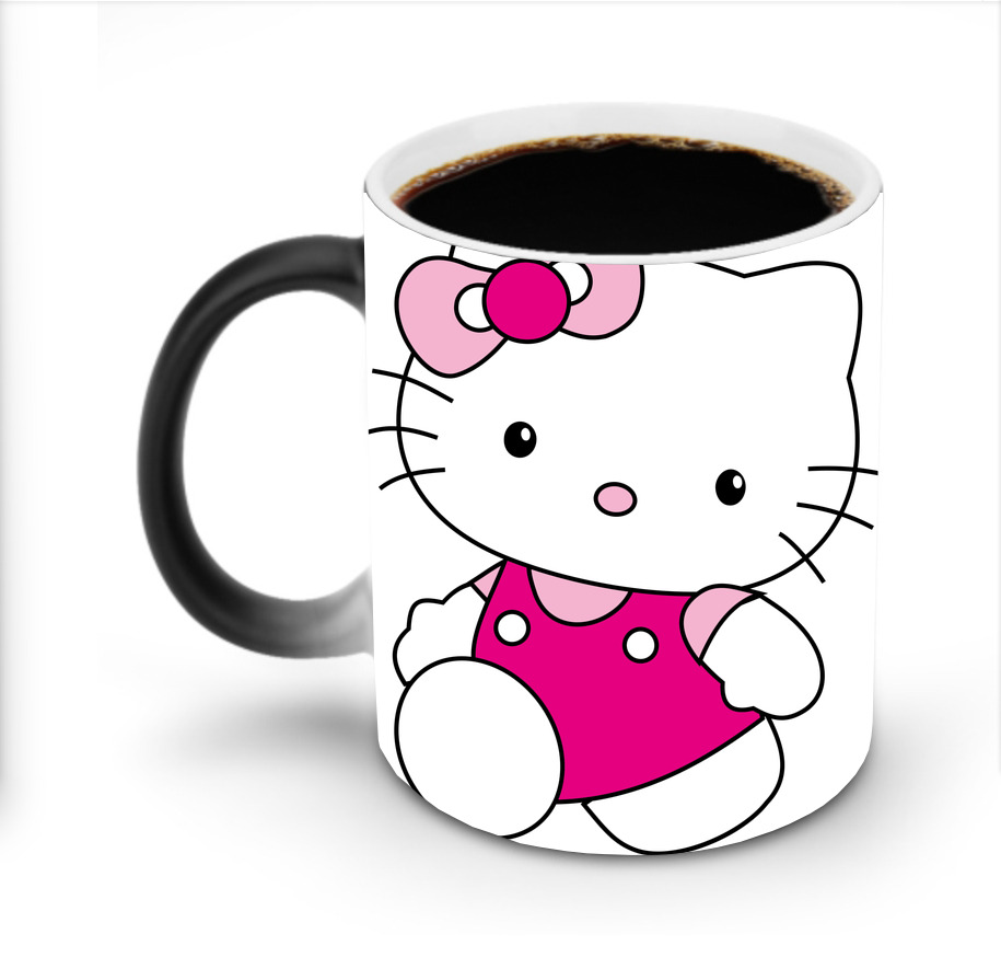（画像用） Hello Kitty ハローキティ 温度変色マグカップ