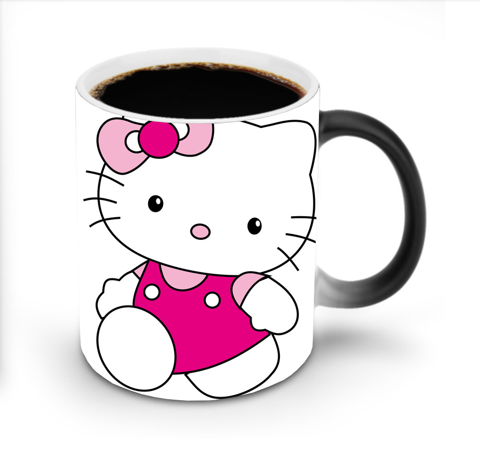 （画像用） Hello Kitty ハローキティ 温度変色マグカップ