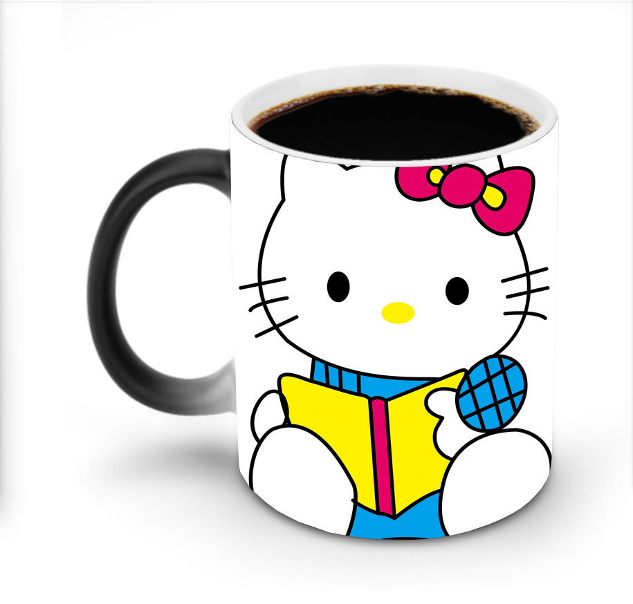 （画像用） Hello Kitty ハローキティ 温度変色マグカップ
