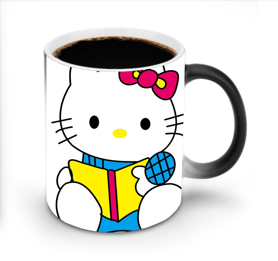 （画像用） Hello Kitty ハローキティ 温度変色マグカップ