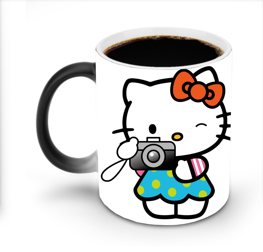 （画像用） Hello Kitty ハローキティ 温度変色マグカップ