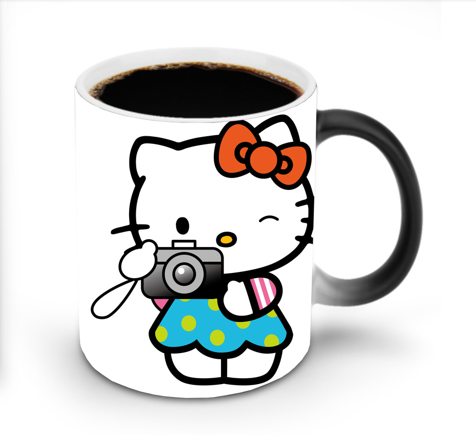 （画像用） Hello Kitty ハローキティ 温度変色マグカップ